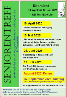 April - Juli Seniorenkreis