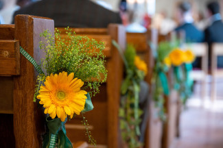 Blumenschmuck Konfirmation