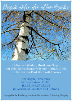 Musik unter der alten Birke